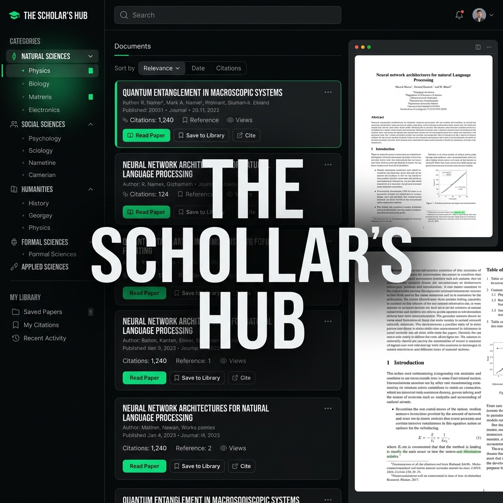 The Scholar's Hub - Academic Resource Knowledge Base